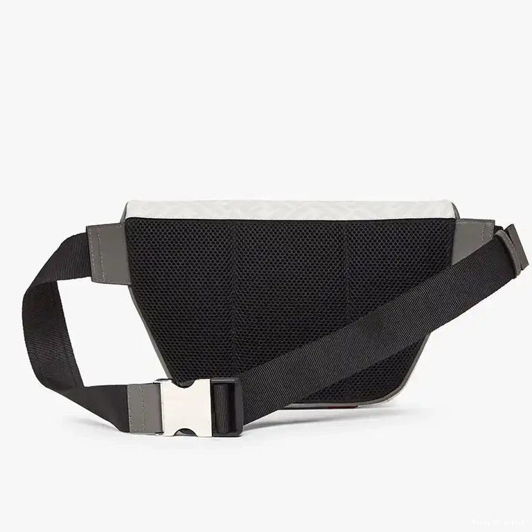 Cheap HOT White FF In Motif Bag Fabric Belt Fendi Red 0522